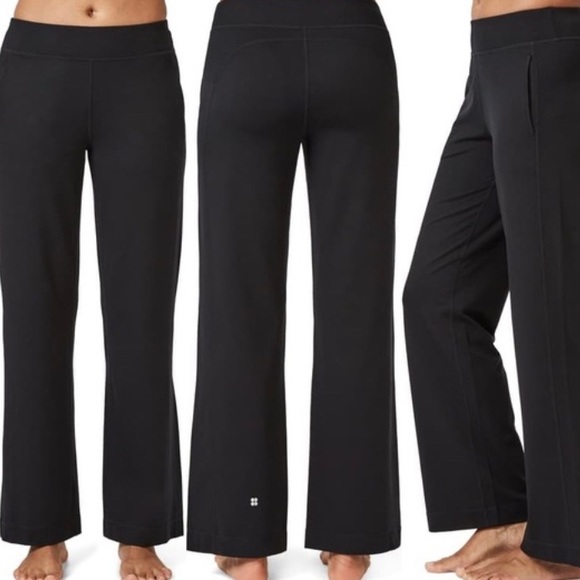 Sweaty Betty Pants & Jumpsuits | Sweaty Betty Lotus Wide ...